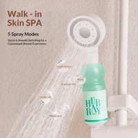 Pommeau de Douche Filtrant Parfum Morning Green Bloom avec Filtre Vitamine C – Distributeur en Gros – Ensemble Intégré Cinq Modes pour Salle de Bain