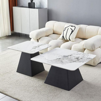 Table basse nordique moderne pour salon, ensemble de tables à thé simples, rehaussant facilement l'esthétique de la maison