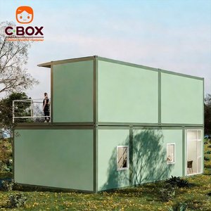Cbox Villa Modulaire Écologique Préfabriquée en Conteneur, Design Moderne à 2 Étages, pour Appartement, Bureau, Complexe Hôtelier - Product Image 3