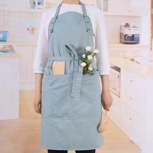 Changrong Custom <span class=keywords><strong>Fancy</strong></span> Katoen Koken Keukenschort Voor Vrouwen - Product Image 5