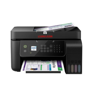 Nueva Impresora Multifuncional A4 <span class=keywords><strong>de</strong></span> 4 Colores, Impresión, Copia, Escaneo, <span class=keywords><strong>Fax</strong></span>, Wifi, Tinta <span class=keywords><strong>de</strong></span> Pigmento L5190/L5290/L5198/L5298 para EPSON - Product Image 1