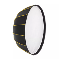 Triopo KL-105 105cm Boîte à lumière pliable argentée à verrouillage rapide, diffuseur de beauté, Speedbox, Softbox radar à pliage rapide avec monture Bowens