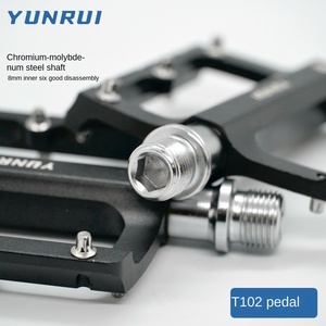 Yunrui tùy chỉnh đường xe đạp Đạp Hợp kim nhôm cho siêu nhẹ thép trục chính 6 mang T102 - Product Image 6