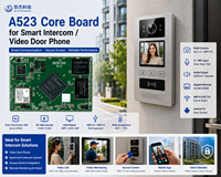 Carte de développement HelperBoard A523 avec caméra 4MIPI-CSI 2 voies et audio 3 micros pour terminal de contrôle d'accès et interphone vidéo intelligent