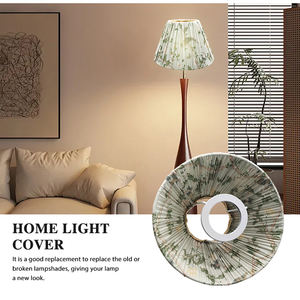 <span class=keywords><strong>Abat</strong></span>-<span class=keywords><strong>jour</strong></span> de lampe de table suspendu plissé en faux soie douce artisanal à la mode pour la décoration d'éclairage intérieur de la maison et de l'hôtel - Product Image 5