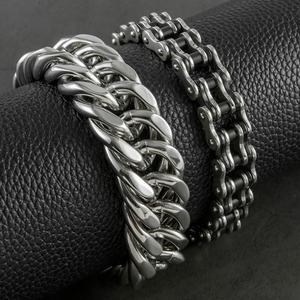 Pulsera de Cadena Cubana de Acero Inoxidable 304/316L de Alta Calidad, Chapada en Oro, Unisex, Nuevo Diseño Moderno para Regalo, 2024 - Product Image 5