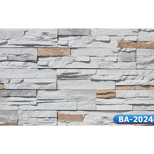 Revêtement mural en <span class=keywords><strong>pierre</strong></span> artificielle Berich BA81 pour extérieur, imitation <span class=keywords><strong>pierre</strong></span> empilée, <span class=keywords><strong>carrelage</strong></span> mural en <span class=keywords><strong>pierre</strong></span> manufacturée - Product Image 5