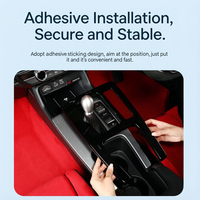 Kit complet d'accessoires ABS FL5 pour console centrale et garniture de levier de vitesses de Civic TYPE-R 11e génération – Pièce de modification populaire pour l'intérieur de voiture
