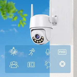 Cámara de Vigilancia CCTV Solar Shuzhi, Vigilancia Exterior Inalámbrica 4G con Sensor de Seguridad y Luz, Visión Nocturna <span class=keywords><strong>IP</strong></span> - Product Image 3