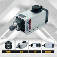 Moteur de broche refroidi par air HLTNC 3,5 kW 18000 tr/min ER20 220 V avec kit inverseur VFD 4 kW pour fraisage CNC