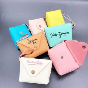 Hot selling Korean style cute candy color Pocket Coin Purse key bag creative Macaron hand bag dime bags