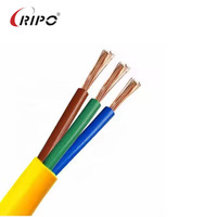 Câble d'alimentation RIPO RVV 2 conducteurs 1,0 mm² isolé en PVC, fil de cuivre flexible 450/750V -15 à +70 10A pour usage domestique et industriel
