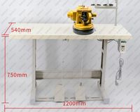 Machine à coudre monotête pour jouets en peluche, poupées en tissu, coussins de canapé, coussins en éponge avec fonction de verrouillage des bords et composant moteur