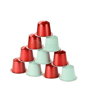 Capsules de café réutilisables en aluminium de petite taille personnalisées, capsules vides portables avec couvercles, solution d'entreprise jetable - Product Image 1
