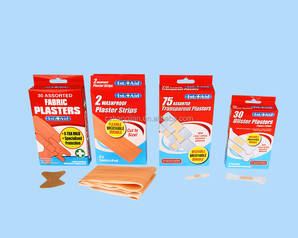 Medical First Aid Adhesive Bandage Plasters Skin Color Adhesive Bandage