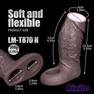 Extensor de Pene, Anillo para Pene, Funda para Pene, Anillo de Alargamiento de Pene para Parejas, Funda de Silicona Suave para Pene - Product Image 6