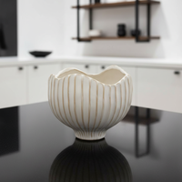Vente en gros : Pot cylindrique en céramique à glaçure réactive, texture unique, pour bougies et autres usages domestiques et événementiels, direct usine