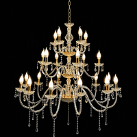 Lustre moderne en acrylique LED, luminaire de plafond de luxe pour mariage, hôtel, salon