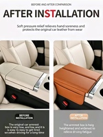 Boîte de rangement multifonctionnelle de luxe en cuir pour accoudoir de voiture, organisateur intérieur universel avec design surélevé