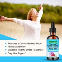 OEM ODM Gouttes liquides de L-Magnésium, GABA, Ashwagandha et Mélisse – Favorise une réponse saine au stress – Complément alimentaire
