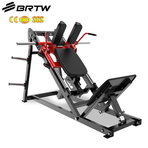 Máquina de prensa de piernas metálica Brightway para gimnasios comerciales, equipo de fitness al por mayor, máquina de entrenamiento <span class=keywords><strong>Hack</strong></span> Slide - Product Image 1