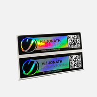 Custom Ontwerp 3d Holografisch Label Qr Code Hologram Met Barcode Veiligheidslabel Sticker