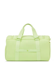 Bolsa de viaje de gran capacidad, color verde claro, diseño minimalista, multifuncional, bolso tote unisex - Product Image 2