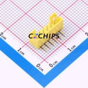 A200F1W1-2H6P12 Wire-to-Board Pin Header Bent Lead Through Hole,P=2mm Connector 1x6P 2mm Right Angle Insert PH - Product Image 1