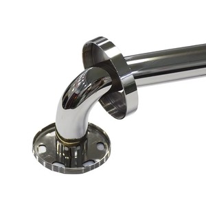 Barres <span class=keywords><strong>d</strong></span>'<span class=keywords><strong>appui</strong></span> de salle de bain murales en acier inoxydable satiné 304, antidérapantes, robustes, 35 cm, antirouille, pour usage hôtelier - Product Image 6