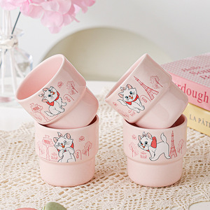 Juego de 4 Tazas Apilables de Cerámica Stitch, Tazas de Porcelana con Dibujos Animados para Café, Agua, Té, Regalo para el Hogar - Product Image 3