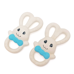 100% venta al por mayor bebé <span class=keywords><strong>mordedor</strong></span> juguete aceptable silicona suave conejito nuevo diseño de dibujos animados molinillo de dientes preferido del bebé - Product Image 3