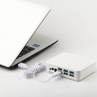 Laptop toko ritel perangkat USB ke kabel USB notebook 6 port USB pengendali keamanan sistem alarm
