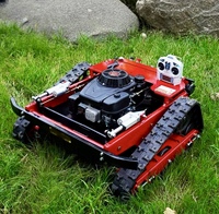 Mesin Pemotong Rumput Robot JINGYU JY-550J, Kendaraan Berpenggerak Sendiri, Dapat Dikendalikan dari Jarak Jauh, Segala Medan, Kelas Industri, 125cc 4-tak