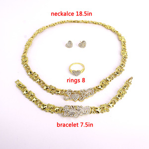 T0230 nuovo design placcato in oro 14 K <span class=keywords><strong>ti</strong></span> amo set di gioielli con orsacchiotto - Product Image 2