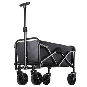 Abnehmbarer Zusammenklappbarer Faltbarer Bollerwagen für Strand und Outdoor, Tragbarer Camping-Trolley, Robuster Wagen mit Großer Kapazität - Product Image 1
