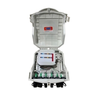 Boîtier de distribution de fibre optique FTTH extérieur étanche IP65 à 16 cœurs, adaptateur mini SC APC, répartiteur pré-connecté, boîtier terminal NAP