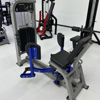 ROSEN Équipement de fitness commercial pour salle de sport, Appareil de musculation pour exercices des bras, entraînement de force et de puissance, Machine à curls des biceps assis à résistance sélectionnable