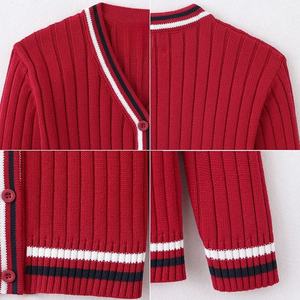 Usine propose des uniformes de collège en gros pour garçons et filles, y compris des pulls et des manteaux de style chemise pour enfants - Product Image 6