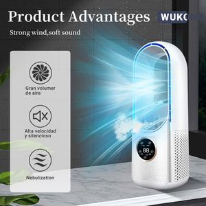 Multi-Functional Bladeless Desk Fan, Humidifying & Purifying Air Cooler, 6H Timer Silent Fan for Bedroom Living Room - Product Image 4