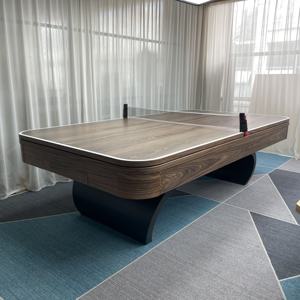 Table de billard moderne sur mesure de qualité tournoi, 7 pieds, en bois massif, convertible en table à manger <span class=keywords><strong>blanche</strong></span> pour la maison – Vente chaude directe usine - Product Image 6