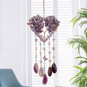 Pendentif en cristal d'agate d'<span class=keywords><strong>arbre</strong></span> <span class=keywords><strong>de</strong></span> <span class=keywords><strong>vie</strong></span> fait à la main modèle <span class=keywords><strong>de</strong></span> pierre <span class=keywords><strong>de</strong></span> bricolage pour cadeau d'affaires ou personnel pour la Saint-Valentin - Product Image 2