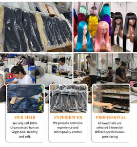 Cabello Indio Virgen 150% 180% 13x6 con Cutícula Alineada, Pelucas de Cabello Humano para Mujeres Negras, Peluca de Cabello Humano con Encaje Transparente HD 13x4 - Product Image 5