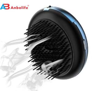 Cepillo masajeador de cuero cabelludo eléctrico, herramienta masajeadora de cuero cabelludo vibratoria portátil, masajeador de cabeza para el cabello, relajación del cuero cabelludo con aceite para el cabello - Product Image 5
