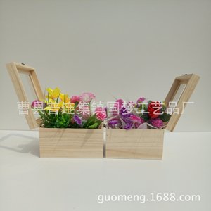 Boîte en bois avec couvercle en verre, 8 cm, rectangulaire, verrouillable, en pin, pour emballage cadeau et artisanat - Product Image 5
