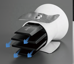 Arcllux Modern 5W <span class=keywords><strong>MINI</strong></span> 35mm LED COB Encastré Downlight avec 90mm Cutout Blanc Noir Or Laiton Argent IP44 Rating for Villa - Product Image 2