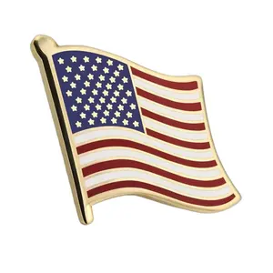 The united states of America flag lapel pin