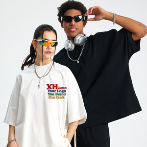 2026 Spring Summer Oversized Cropped Loose Men T Shirt Seamless Crew Neck Tee Big Size Streetwear Brand Casual Short Sleeve Tops - Product Image 1