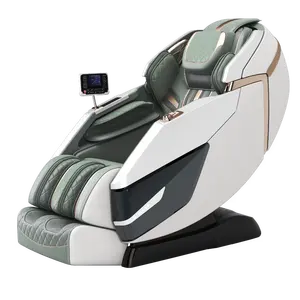 นวดหลังไฟฟ้าอุ่นสั่นโฮมออฟฟิศผู้เอนกายเก้าอี้นวดแรงโน้มถ่วงเป็นศูนย์ 3d ใหม่ยืดหยุ่นหุ่นยนต์ SL