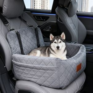 Siège auto pour chien sécurisé pour le voyage, siège <span class=keywords><strong>rehausseur</strong></span> lavable pour animaux de compagnie, pour petits chiens et chats, lit de voiture portable pour chien, accessoires pour animaux de compagnie - Product Image 3