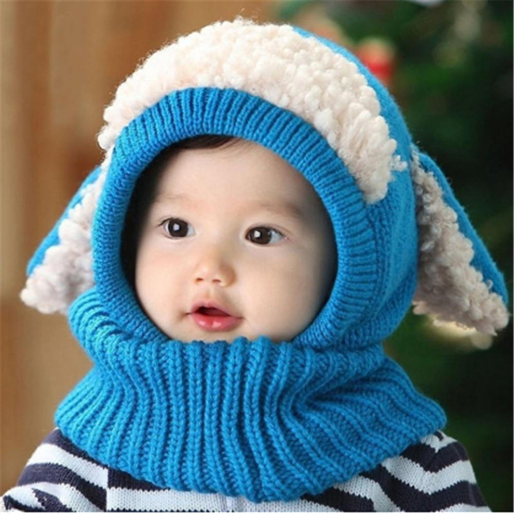 Cute Hats for Kids Warm Winter Caps Scarf Sets